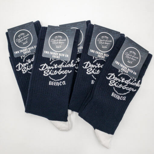 Two Thirds 'Don't Drink Shit Beer' Socks