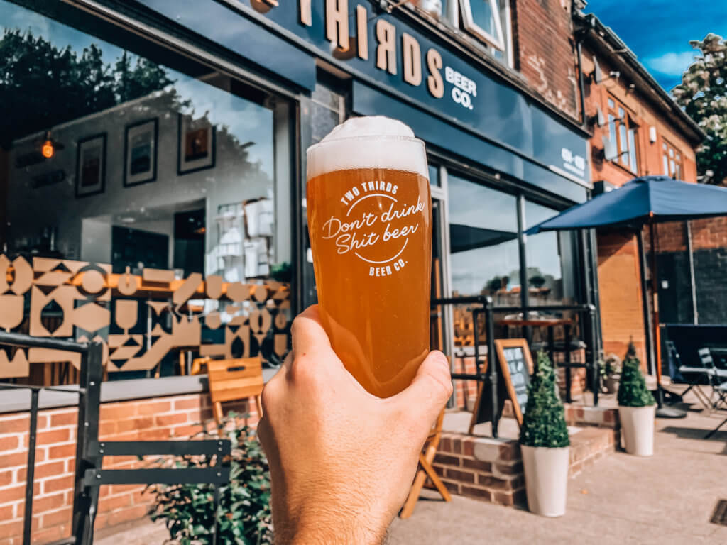 Beer Garden Outside Two Thirds Beer Co - Abbeydale Road, Sheffield