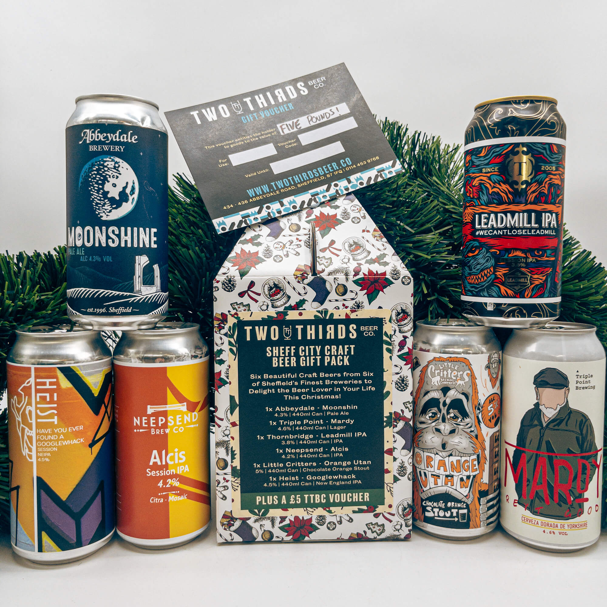 The Sheff City Craft Beer Gift Pack Two Thirds Beer Co.